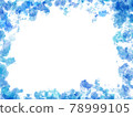 水彩噴濺邊框 78999105