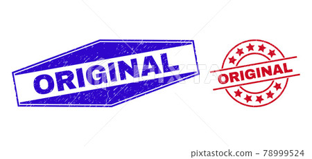 ORIGINAL Rubber Badges in Circle and Hexagon Shapes ORIGINAL Rubber Badges in Circle and Hexagon Shapes 78999524