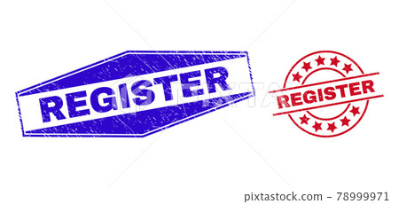 REGISTER Unclean Watermarks in Circle and Hexagon Shapes 78999971
