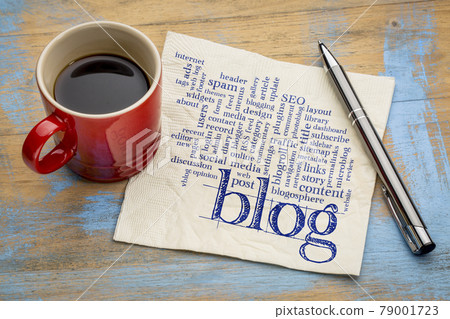blog word cloud on napkin blog word cloud on napkin 79001723
