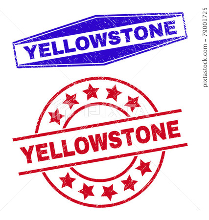 YELLOWSTONE Textured Stamp Seals in Circle and Hexagon Forms YELLOWSTONE Textured Stamp Seals in Circle and Hexagon Forms 79001725