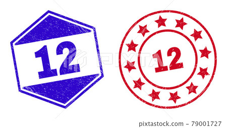 12 Unclean Seals in Circle and Hexagon Shapes 79001727