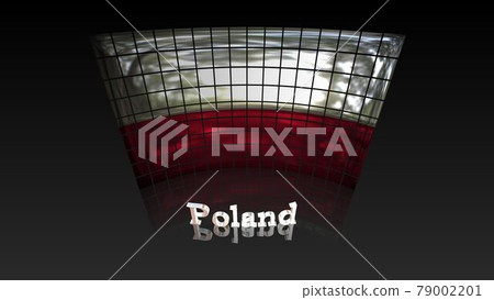 Poland flag and country name text on the floor 5-4-2 Poland flag and country name text on the floor 5-4-2 79002201