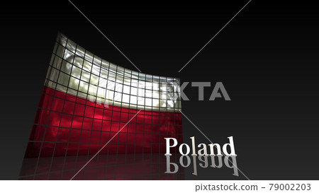 Poland flag and country name text on the floor 5-3-1 Poland flag and country name text on the floor 5-3-1 79002203