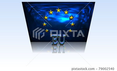EU flag and text on the floor 1-2-2 EU flag and text on the floor 1-2-2 79002540