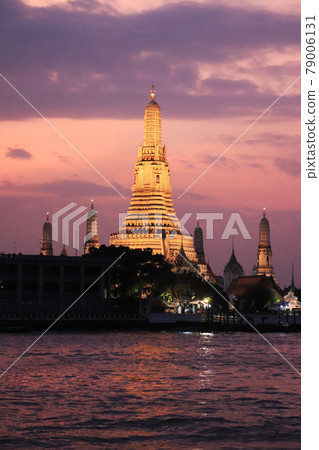 泰國受歡迎的旅遊寺廟/泰國曼谷的風景 79006131