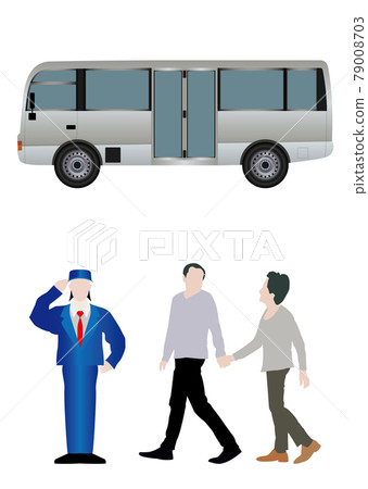 穿梭巴士和老夫婦 79008703