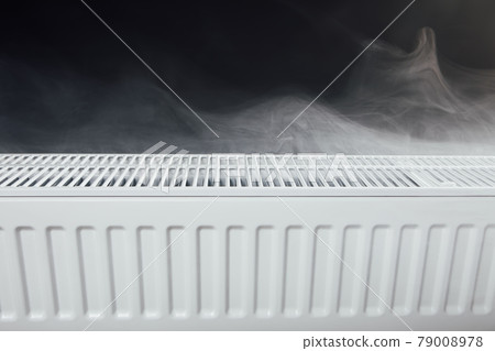 heating radiator with warm steam 79008978
