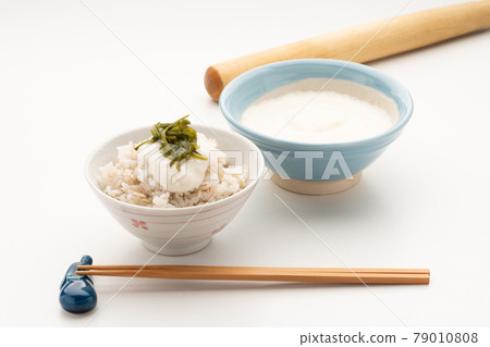 Natural yam, yam, tororo rice, mekabu 79010808