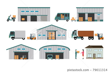 倉庫、工廠、交通、建築 79011314