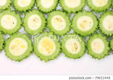 Sliced bitter gourd Sliced bitter gourd 79011448