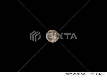 Full moon shining in the night sky, moon age 14.7 Full moon shining in the night sky, moon age 14.7 79011650