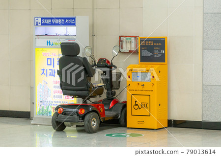 Electric wheelchair charging Electric wheelchair charging 79013614