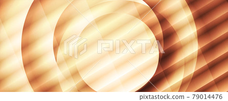 Bright orange abstract geometric tech background - Stock Illustration ...