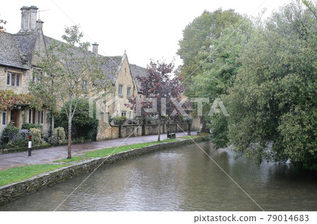 Cotswolds, a small town in England, Bourton on the Water Cotswolds, a small town in England, Bourton on the Water 79014683