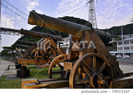 Shimonoseki Mimosusogawa Park Choshu Cannon 79015387