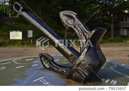 A monument to Norfolk Hiroba at the foot of the Kanmon Bridge 79015607
