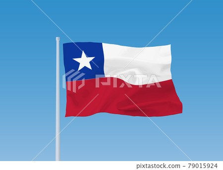 Flag of the Republic of Chile 79015924