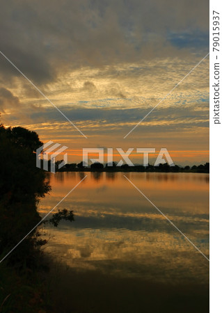 Sunset reflection Sunset reflection 79015937