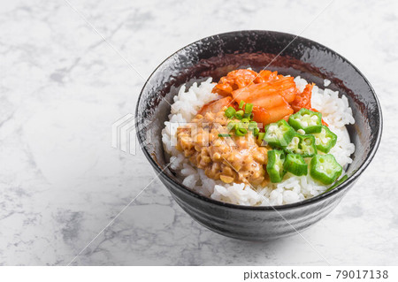 Natto kimchi bowl Natto kimchi bowl 79017138