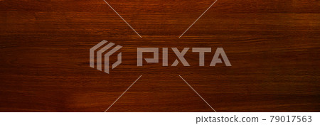 Background image of a horizontally long red-brown board with wood grain 79017563
