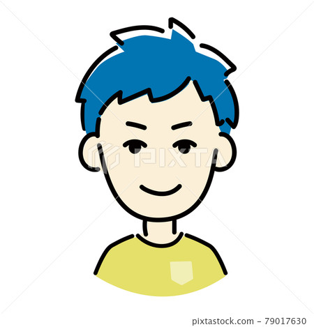 Boy's simple icon - Stock Illustration [79017630] - PIXTA