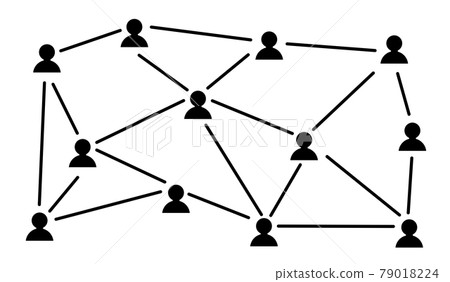 人形網絡剪影 人形網絡剪影 79018224