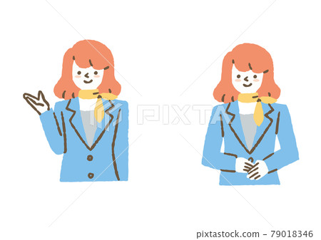 Woman at the reception 79018346