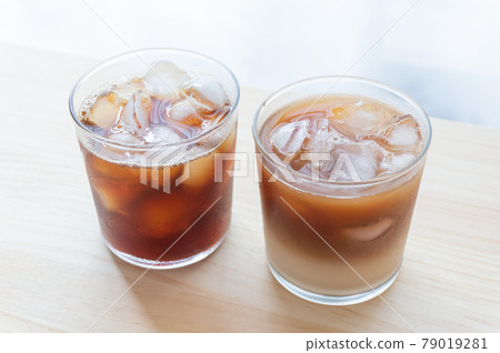 Ice coffee and ice latte Ice coffee and ice latte 79019281
