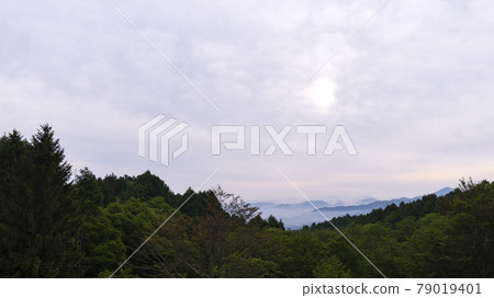 Early morning view from Yachiho Kogen / Sakuho Town, Nagano Prefecture Early morning view from Yachiho Kogen / Sakuho Town, Nagano Prefecture 79019401
