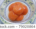 Summer dessert apricot compote 79020864