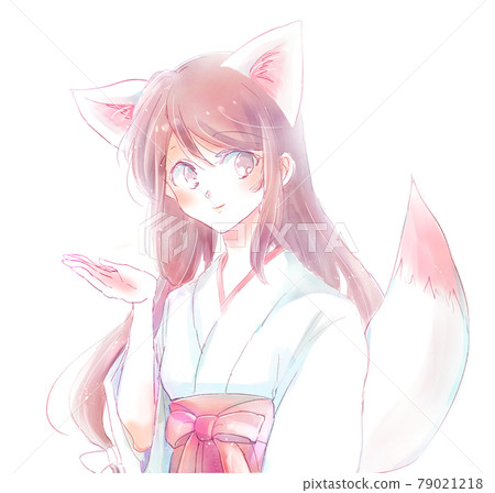 Girl image of the fox priest to guide 79021218