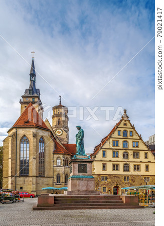 Schillerplatz square, Stuttgart, Germany 79021417