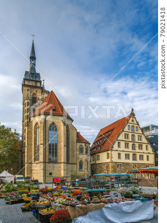 Schillerplatz square, Stuttgart, Germany Schillerplatz square, Stuttgart, Germany 79021418