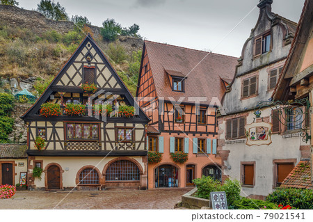 Street in Kaysersberg, Alsace, France Street in Kaysersberg, Alsace, France 79021541
