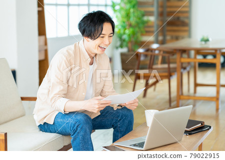 Telework Male Living Lifestyle Casual 79022915