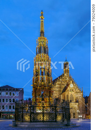 Schoner Brunnen fountain, Nuremberg, Germany Schoner Brunnen fountain, Nuremberg, Germany 79024009