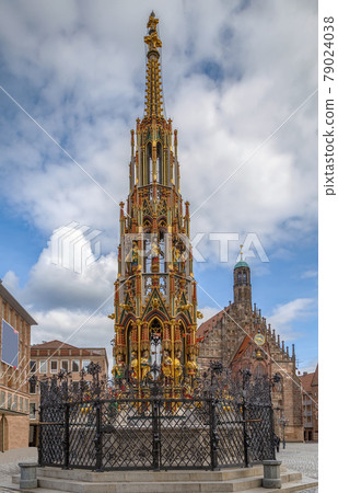 Schoner Brunnen fountain, Nuremberg, Germany 79024038