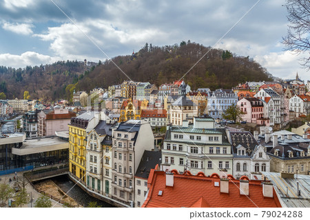 View of Karlovy Vary, Czech republic View of Karlovy Vary, Czech republic 79024288