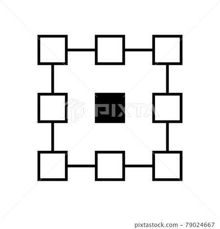 align center icon on white background. flat style. align center icon on white background. flat style. 79024667