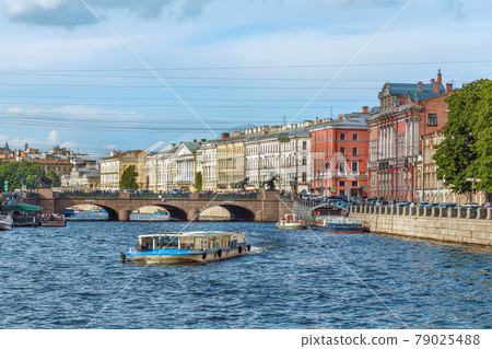 Fontanka River in Saint Petersburg, Russia Fontanka River in Saint Petersburg, Russia 79025488