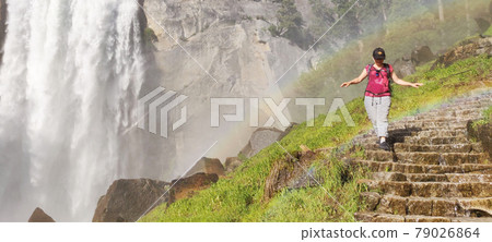 Rainbow landscape 79026864