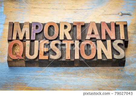 important questions word abstract in wood type important questions word abstract in wood type 79027043