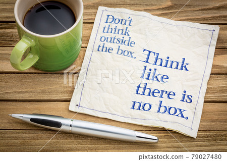 Think like there is no box. 79027480