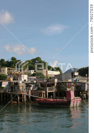 Sam Ka Tsuen typhoon shelter harbor, Yau Tong, HK 19 Sept 2005 79027839