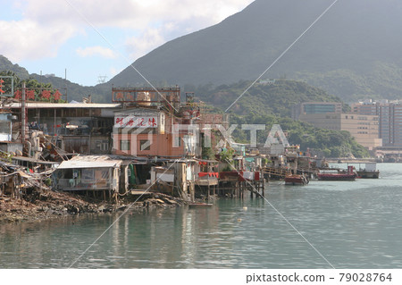Sam Ka Tsuen, Sam Ka Tsuen typhoon shelter, hk 19 Sept 2005 79028764