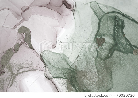 Abstract beige and gold watercolor artwork background. 79029726