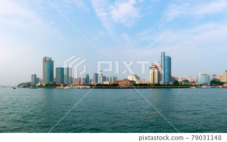 Xiamen, China downtown city skyline. 79031148
