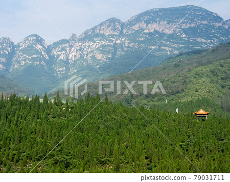 Sacred Songshan mountains in Henan province, China Sacred Songshan mountains in Henan province, China 79031711