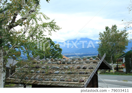 The Southern Alps before the typhoon (from Miharashi Farm in Ina City, Nagano Prefecture) 79033411